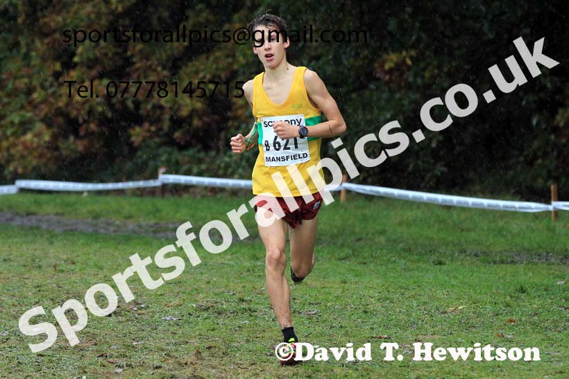 Mens Under-17s 2023 National Cross Country Relays, Berry Hill Park, Mansfield.  Photo: David T. Hewitson/Sports for All Pics